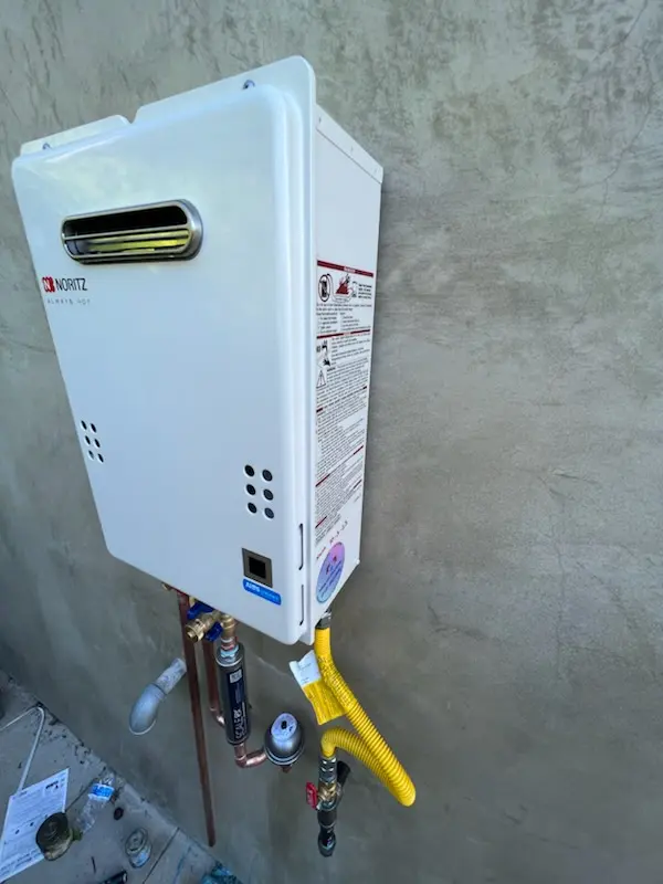 Tankless water heater installation for Franklin Village homes