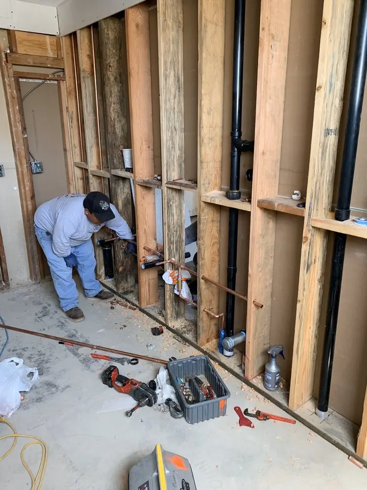 Commercial rough-in plumbing for Gas Line Repair in Franklin Village